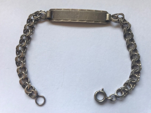 Ancien bracelet gourmette pour - ancien,
