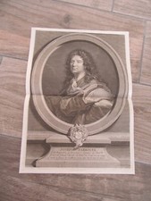 GRAVURE 1750 JOSEPH PARROCEL DES BRIGNOLLES EN PROVENCE PEINTRE