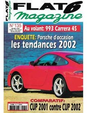 ▄▀▄ Flat 6 Magazine N°135 - Mai 2002 Dossier: Porsche 993 Carrera 4 S 285ch ▄▀▄