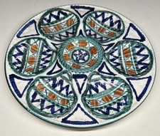 Rare Assiette À Huîtres R.P