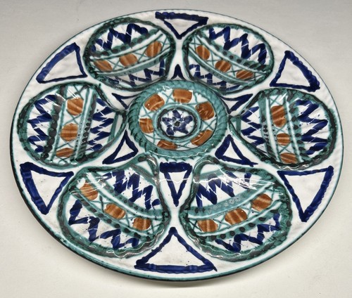 Rare assiette huîtres p - huîtres, r.p