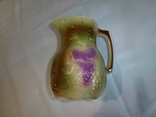 Cruche barbotine décor - cruche, en