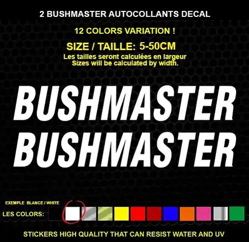 Bushmaster autocollant - 2,