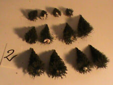 lot 12 sapins HO NOCH/ 12 SAPINS 3 HAUTEURS DIFFERENTES OCCASION