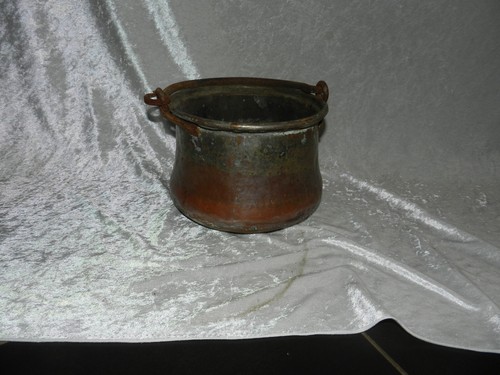 Ancien chaudron marmite - , en