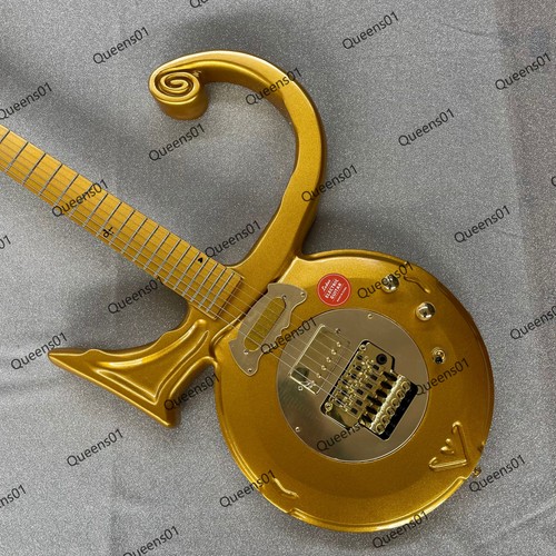 Prince golden electric guitar - golden,