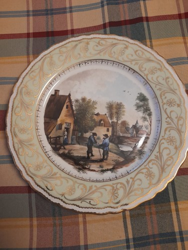 Antique plate sevres - ,