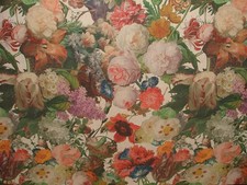 Tissu De Rideau Floral 4,3M