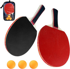 2 Raquettes De Ping-Pong 3 Balles 1 Sac Qualité Professionnelle Tennis De Table 