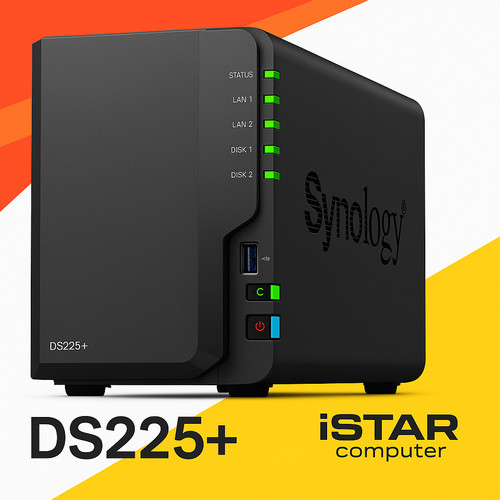 Synology ds225 nas - 2, baies