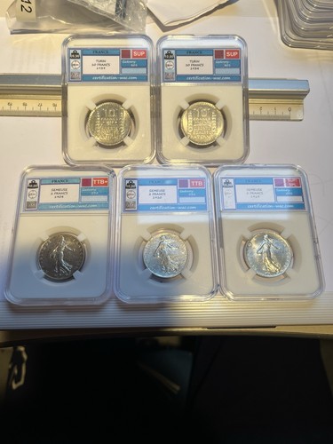 Lot pièces argent - pièces, 2