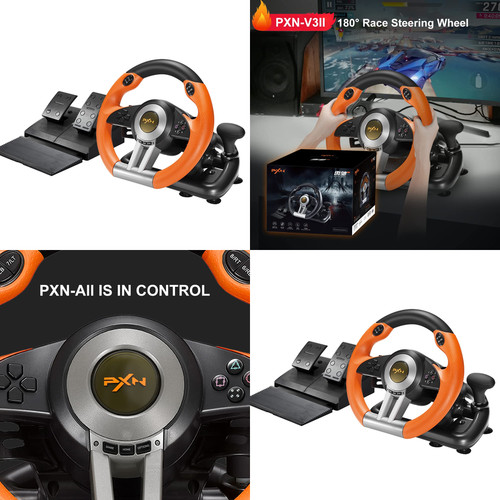 Volante simulador carreras - de,