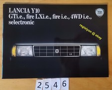 LANCIA AUTOBIANCHI Y10 GTi.e / FIRE / 4WD / SELECTRONIC Prospectus CH 32 p 11/91