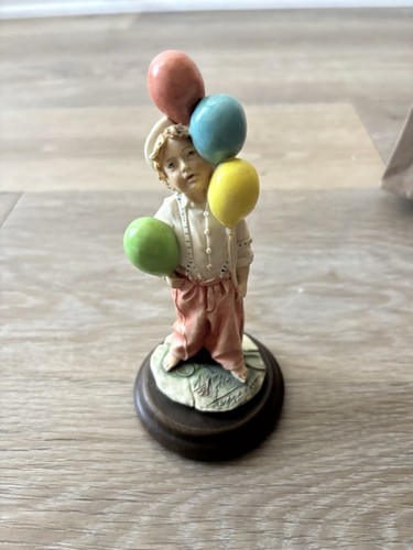 Boy with balloons capodimonte - boy,