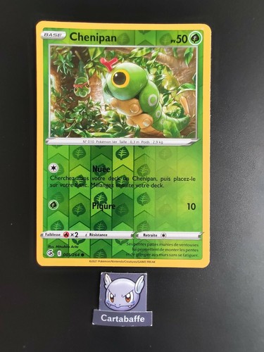 Carte pokémon chenipan - pokémon,