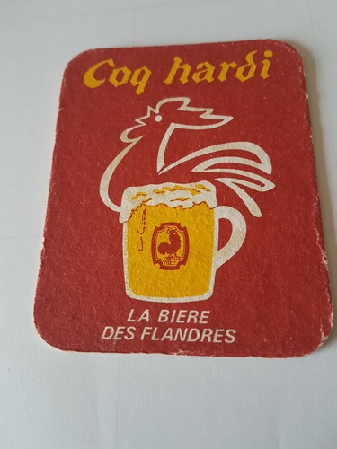 Ancien sous bock - , coq