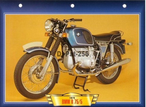 Fiche moto bmw 5 - moto, r75
