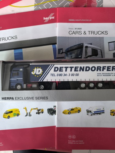Man tgx herpa dettendorfer - dettendorfer,