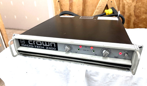 Crown macro tech 2400 power - crown,