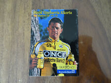 CARTE CYCLISME CYCLISTE ONCE DEUTSCHE BANK ETXEBARRIA ALKORTA MAJORETTE