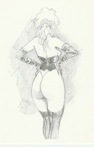 Loisel pin esquisse n - pin-up, n°