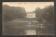 OLIVET (45) CHATEAU DE BEL-AIR / Personnages en BARQUE début 1900