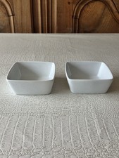2 Ramequins Carré Moule Plat