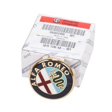 Cache Moyeux Original pour jante alu Alfa Romeo Logo Mito 4C Gt Spider 60652886
