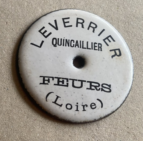 Petite plaque émaillée