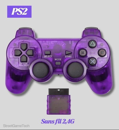 Manette ps2 sans fil - manette,