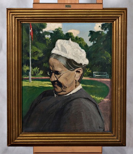 Portrait une femme âgée - portrait, d'une