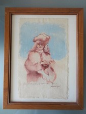 ancienne belle aquarelle