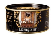 Cire pate teintante à patiner nourrit protège bois LOUIS 13 AVEL