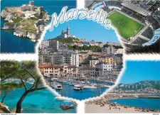 13 - Marseille - Multivues - Stade Vélodrome - OM - CPM - Voir Scans Recto-Verso