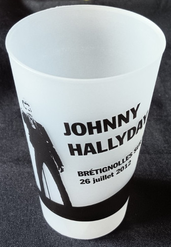 Johnny hallyday verre - johnny,