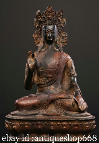 Vieux tibet bronze or - 12",