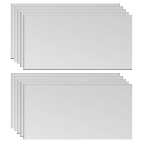 Plaque aluminium 10 pièces - d'aluminium,,