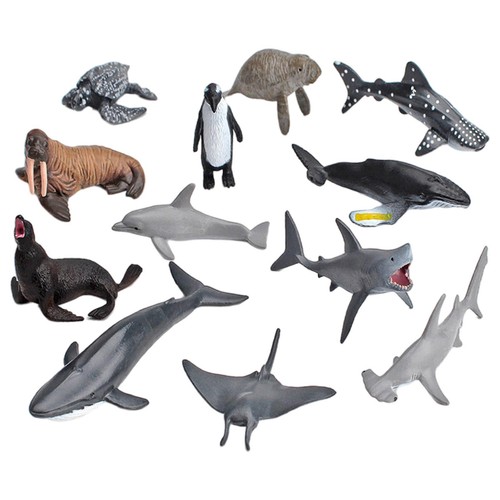 12pcs figurine requin baleine - 12pcs,