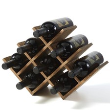 Casier à vin en Bois pour 8 Bouteilles de vin, casier à vin en Bois à 3 Nivea...