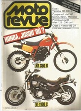MOTO REVUE N°2579 HONDA XR 350R & VF 1100C / YAM 125 RDLC / MERLIN / ITALJET