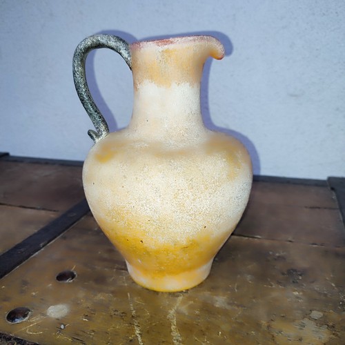 Pichet verre coloré givré - en,