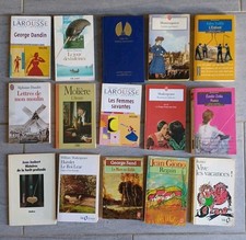 Lot 15 Livres - SHAKESPEARE, MOLIERE, MONTESQUIEU, ZOLA, SAND, DAUDET,  ... -