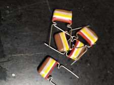 5x Mullard 0.190 uF 100V Tropical Fish Audio Grade Tone 190nF Capacitor  CL4/69