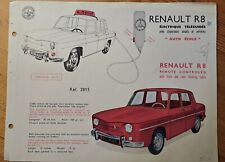 Planche originale Joustra années 60 Taxi Renault R 8
