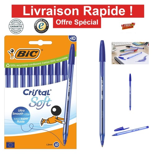Stylos bic cristal soft bille - stylos,