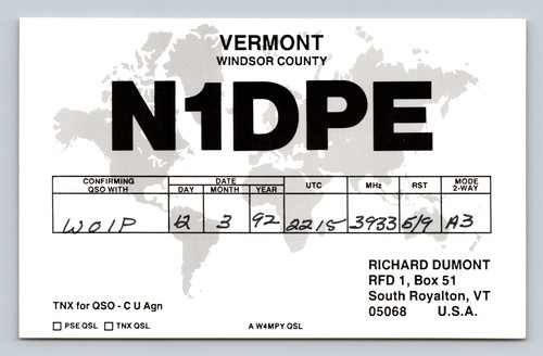 Ham radio qsl - ham,