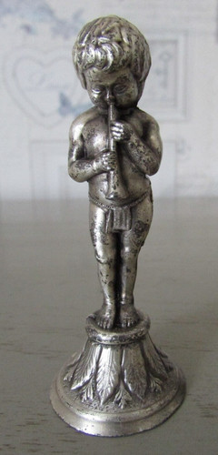 Figurine étain ange - figurine,