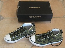 Paire de Baskets CONVERSE CHUCK TAYLOR STREET MID noir - camo vert / taille 36