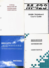 4 NOTICES DIFFERENTES MANUELS