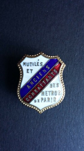 Insigne émaillé mutilés - , et